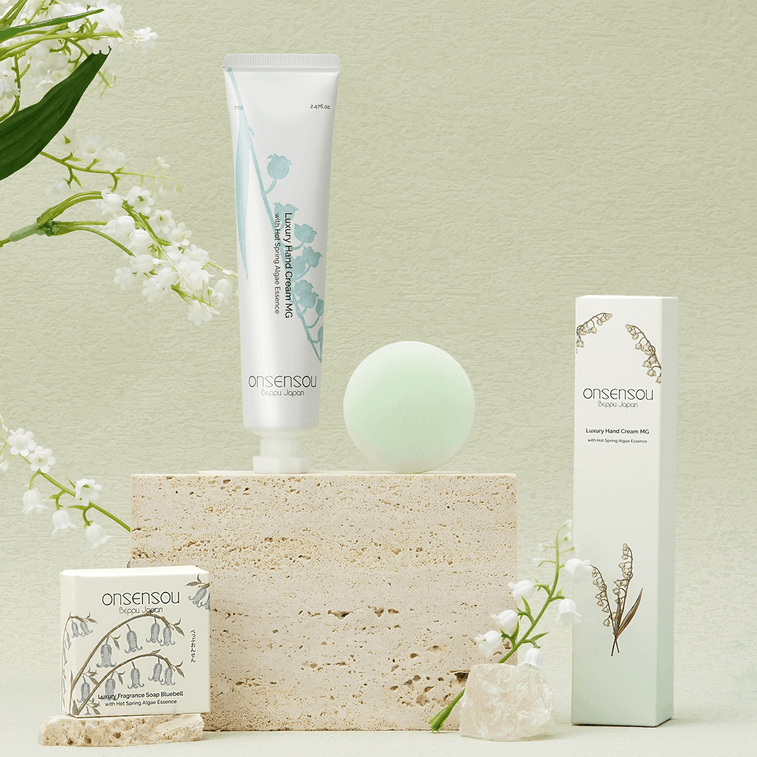 Hot Spring Algae Combination Hand Cream 35g #Muguet 3