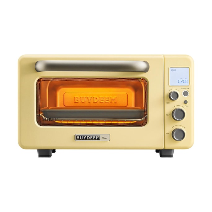 BUYDEEM 12L Mini Countertop Oven Little Goose Yellow T10MY