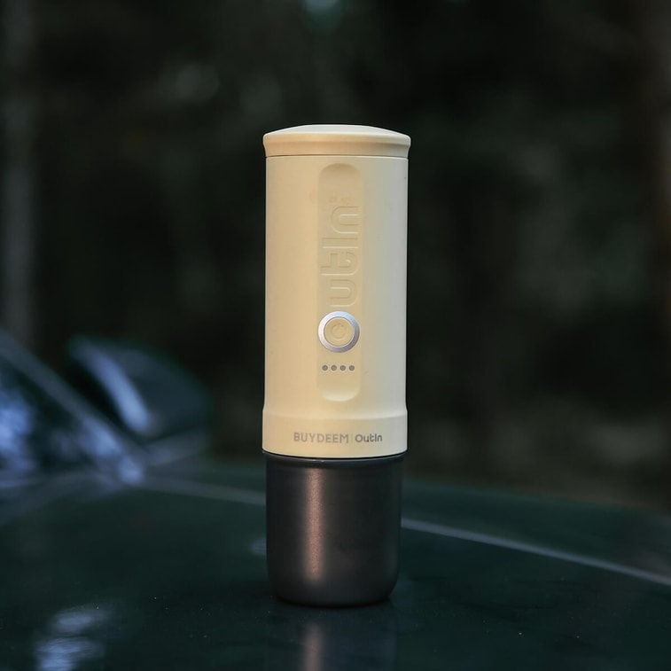 OUTIN Co-branded Coffee Machine, Rapid Heating, Lightweight Portable Espresso Machine OTEM-01, Little Goose Yell 7