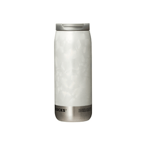 STARBUCKS Can Shape Flake White Stainless Steel Bottle 355 mL