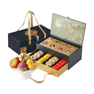 Gilded Blessings Pastry Tea Gift Box 29.73 oz【The Year of The Horse】