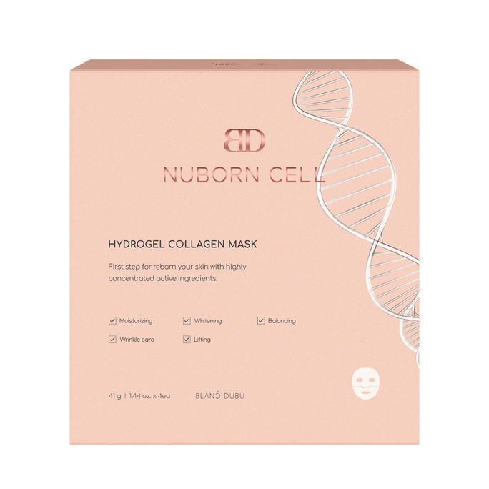 韩国 BLANC DUBU BLANCDUBU Nuborn Cell 胶原蛋白面膜(41g×4张/盒)