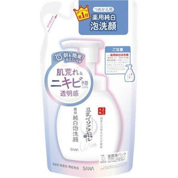 【日本直邮】 日本 常盘药品工业 泡沫洁面慕斯替换装 180毫升 泡沫洁面慕斯替换装
