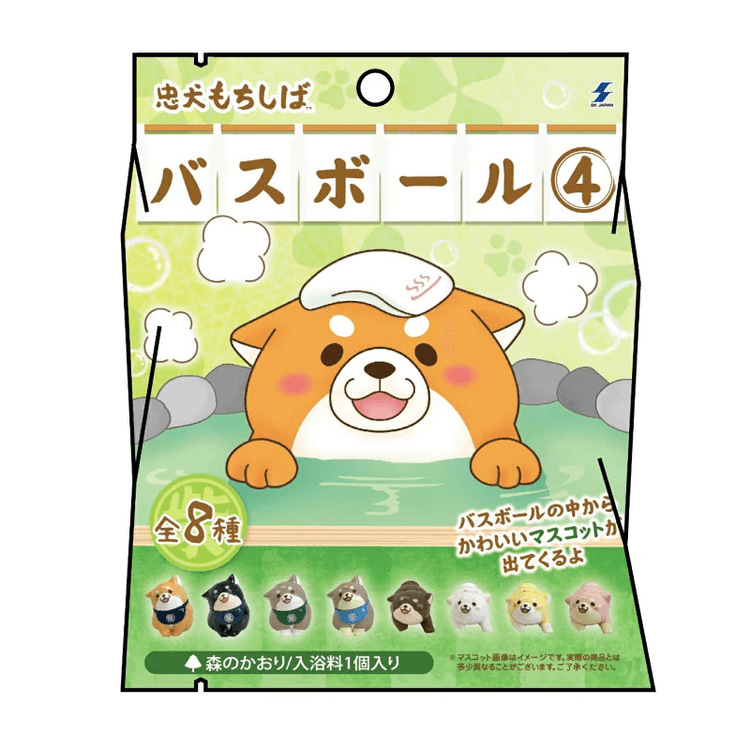 エスケイジャパン(ゲーム、おもちゃ) 忠犬もちしばバスボール4 森の香り 75g 1回分 5個セット
