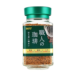 日本UCC 职人咖啡 速溶黑咖啡 绿瓶 醇苦型 90g