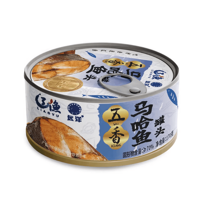 [중국 직배송] 랴오닝성 해양 어획 연어 통조림 (오향맛) 170g*1캔