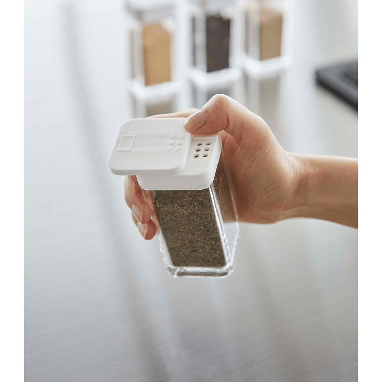 山崎実業 白い調味料瓶（1個） 6