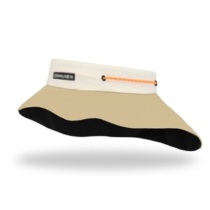 [중국 직배송] HSPM 자외선 차단 마운틴 스타일 컬러 블록 로프 썬햇, 편안하고 통기성 좋음, 카키 & 오프화이트, 1개