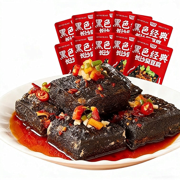 HEISEJINGDIAN 定番の長沙臭豆腐、揚げ豆腐、すぐに食べられる豆腐