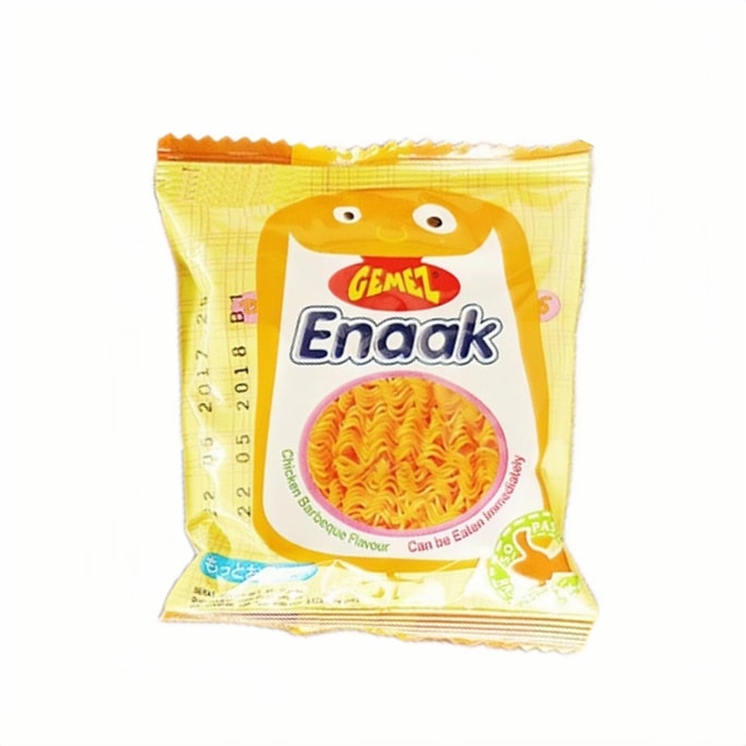 Casual Snacks Dry Eat Instant Noodles-BBQ Chicken Flavor 16g 1Pc
