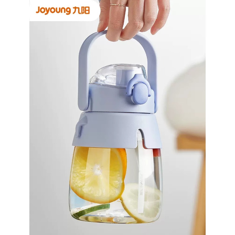 【中国直送】Joyoung 女の子用大容量ウォーターカップ、格好良い子供用スポーツウォーターボトル、ストロー、ビッグベリーカップ、キャンディーパウダー 1050ML 5