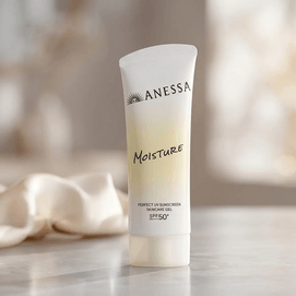 Anessa Moisture Perfect UV Sunscreen Skincare Gel, SPF50+ PA++++, 3.17 oz.
