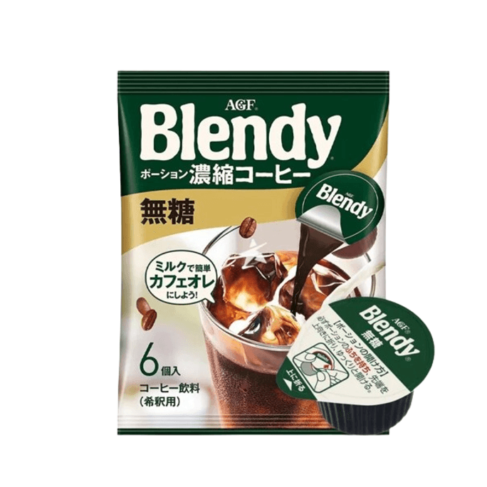 AGF Blendy Concentrated Coffee Potion 6 pcs