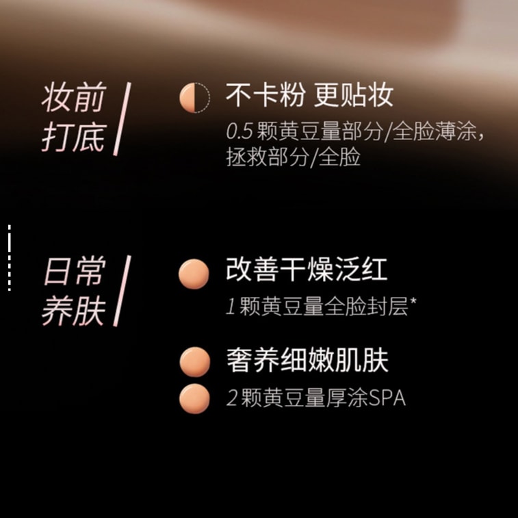 【香港からの直送】マオゲピン ラグジュアリースキンケアブラッククリーム 25g メイク前のプライマー 深層保湿 応急補修 鎮静保湿 スプーンで粉のくすみを解消 6