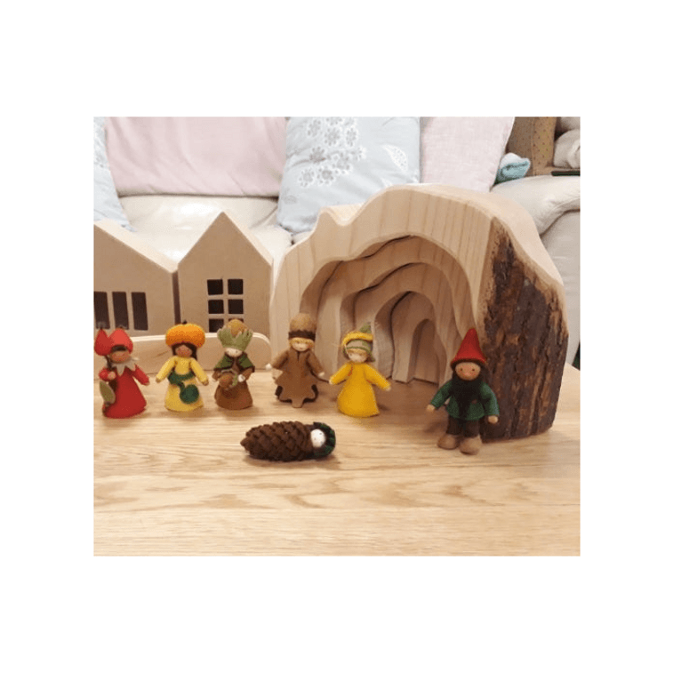 美国 MOM LOVES ME 玩具 石窟套装 - 自然色 4