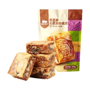 【中国直邮】 西域美农 黑芝麻无花果核桃派158g*1袋