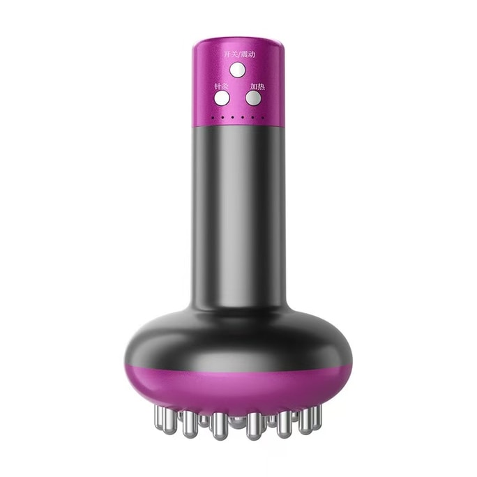 민황 전동 경혈 브러시, 고주파 지방 연소, 지방 감소, 림프 순환 촉진, 경혈 마사지, 전신 뜸 마사지, 아카데미급 스파 마사지 및 웰니스, 목 피로 완화, 복부 슬리밍, 다리 라인 정리, 등 마사지, 매력적인 보라색