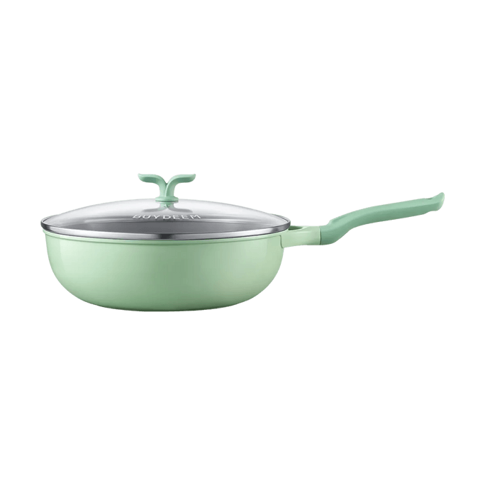Non-Stick Frying Pan Wok Spring Bud Green 30cm PL61\/A1