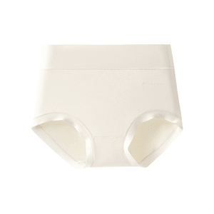 [중국 직배송] 보나스 고탄력 통기성 심리스 하이웨이스트 복부 보정 팬티, 화이트, M 사이즈, 2개입