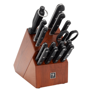 HENCKELS Classic Precision 16-Piece Kitchen Knife Set with Block Chef Knife Steak Knife Set