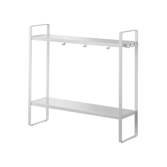 Two-Tier Countertop Rack - Steel White 1 piece