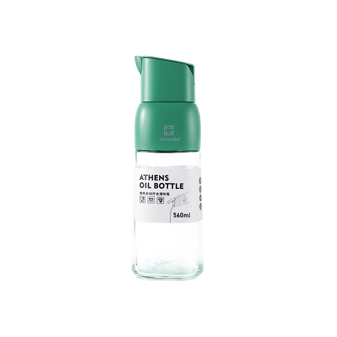Oil Dispenser Bottle Sauce Container Bottle Green 560ml
