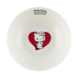 スケーター ハローキティ 手描き風 フルーツプレート 陶器製食器 13cm