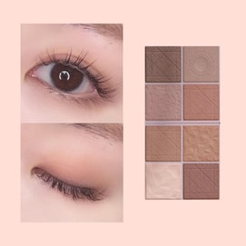 日本CANMAKE井田 八色眼影盘 卧蚕初学者综合盘 哑光版 #M01 曲奇布朗尼 日常消肿 通勤必备【限量新品】