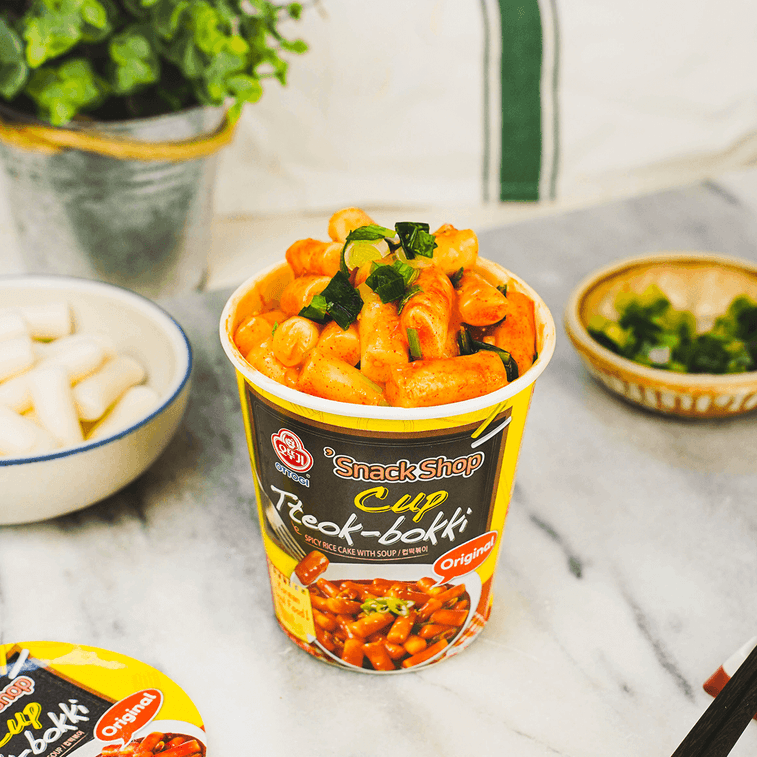 Original Snack Shop Cup Tteok-bokki - Spicy Rice Cakes with Soup, 4.83oz 4