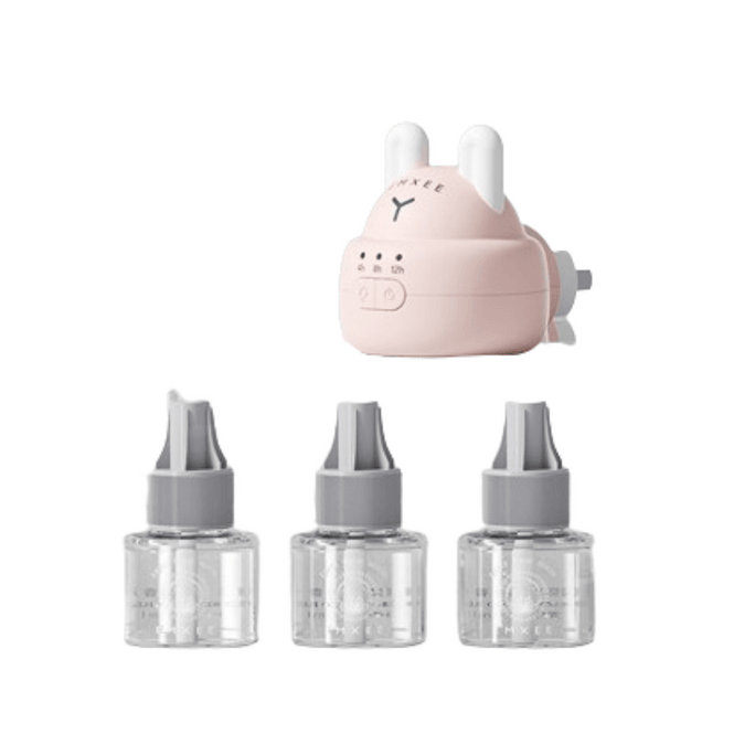 Mosquito Coil Liquid Odourless Electric Mosquito Coil Liquid Mosquito Repellent Liquid Pink 3 Liquids 1 Container (Timin