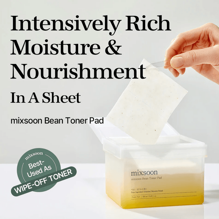 韓國 Mixsoon 豆爽膚水棉片 280毫升 8