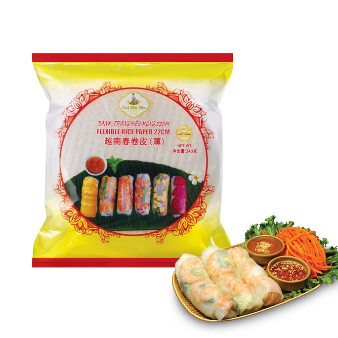 Crystal Spring roll wrappers 200g edible raw low-fat thin wrappers rice paper spring roll baking ingredients