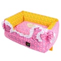 ALPHA DOG SERIES 星星图案丝带蝴蝶结宠物用软垫  #粉色