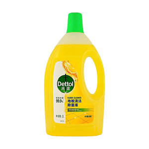 Floor Cleaner Antibacterial Solution, Lemon Fresh, 67.63 fl oz, Multi-Surface Disinfectant