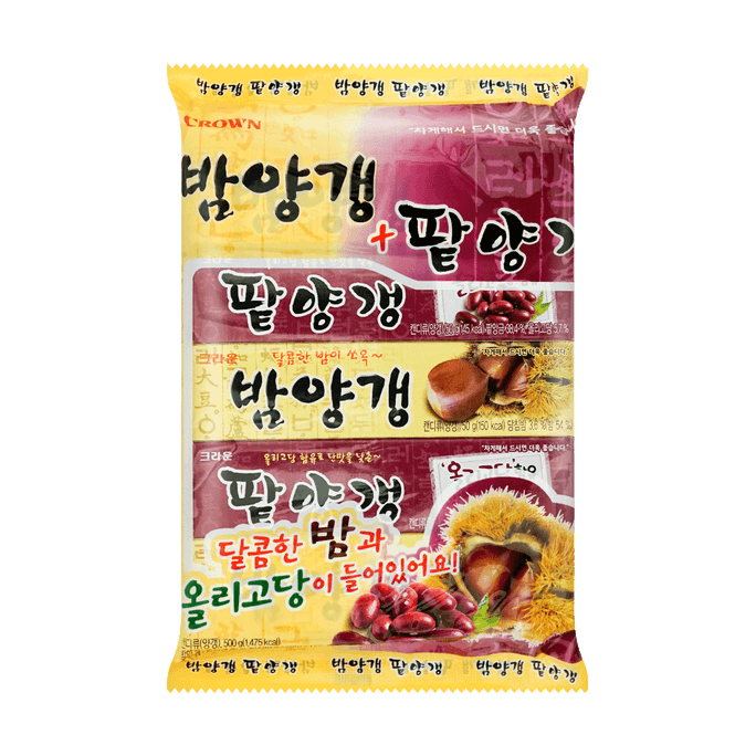 Chestnut and Red Bean Paste Yokan (Korean Yanggang) 500g