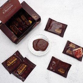 韩国LOTTE乐天 GHANA  巧克力猫舌饼干  91g