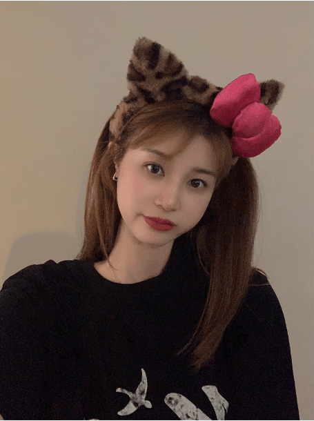 Cute Leopard Print Bow Hairband - Flatters Face Shape & Enhances Crown Height【TikTok & Xiaohongshu Viral Hit】1 pc