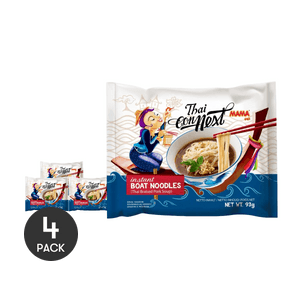 泰国MAMA妈妈 THAI CONNEXT 速食面方便面泡面 泰式船面味 单包 93g *4【4份超值装】【浓郁泰式经典风味】