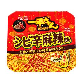 日本MYOJO明星 一平夜店炒麵 麻辣拌麵 114g【重口暴擊】【花椒+辣椒日式麻辣】【夜宵神器】