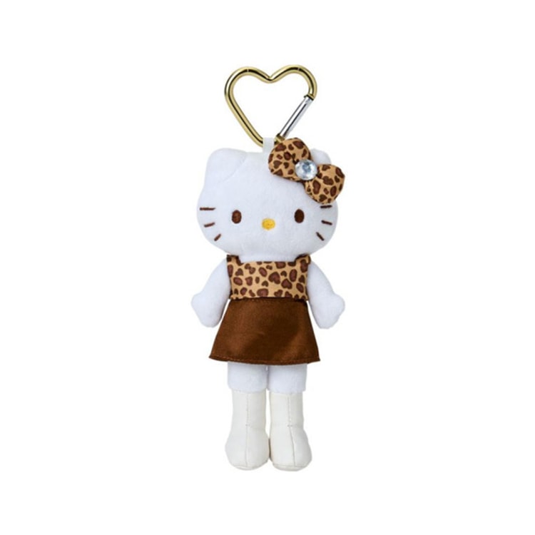 日本 SANRIO サンリオ ヒョウ柄 ブラックレザーシリーズ