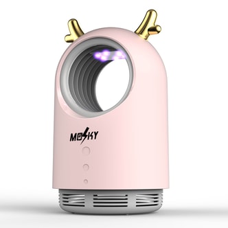 [对抗蚊子]MOSKY L260 USB灭蚊灯家用室内灭虫驱蚊器防蚊子捕蚊神器婴儿灭虫灯(粉色)
