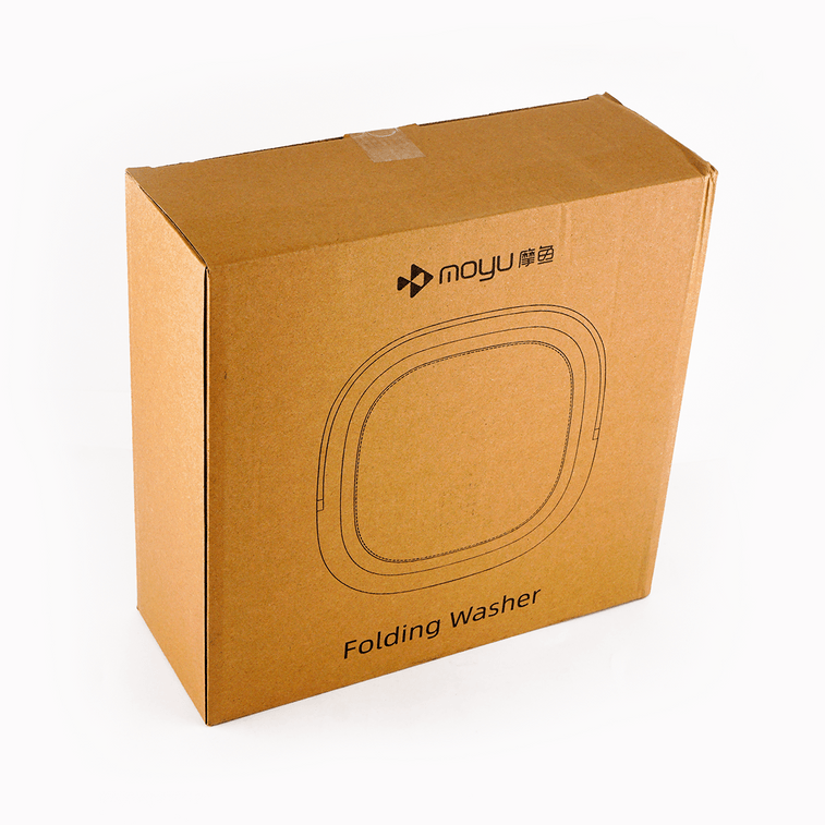 摩魚 折疊洗衣機 迷你手提洗衣機 貼身衣物小洗衣桶 波輪防手洗 5L MINI01 白色【洗襪子神器】 4