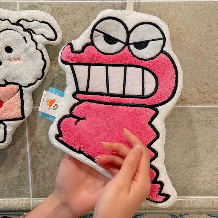 LANGXI Crayon Shin-Chan 3D Dinosaur Hand Towel, Hanging Kitchen