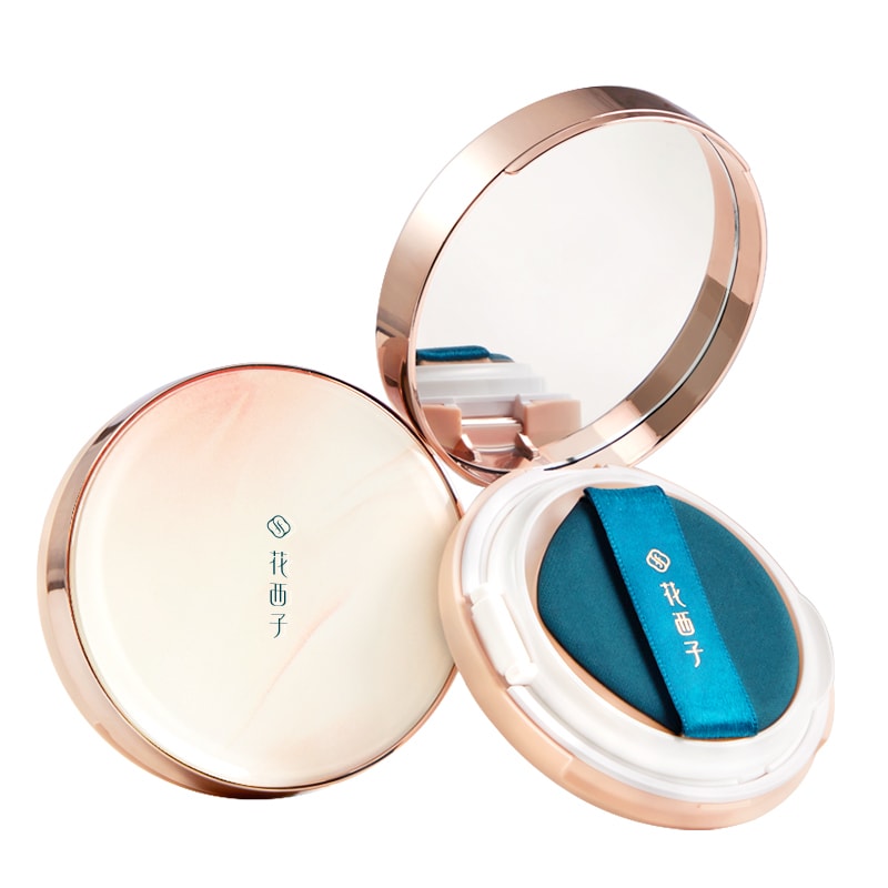 中国直邮花西子玉容睡莲气垫cc霜b30出水芙蓉自然水光怎么样