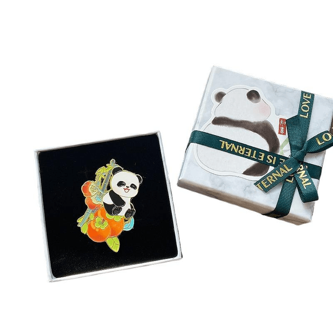 Cultural And Creative Small Gift Panda Refrigerator Magnet Good Things Come In Pairs 7CM*1 Piece