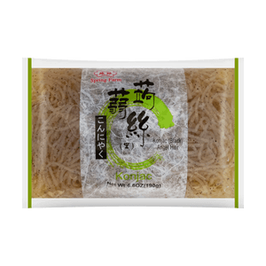 Konjac Black Angel Hair, 6.6 oz 【Low-calorie and filling】 【For Cold Dishes, Stir-Fries, And Hot Pot】