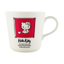 스케이터 헬로키티 핸드페인팅 스타일 대형 머그 세라믹 컵 290ml