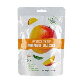 Freeze Dried Mango Slices, 0.7 oz【No Sugar No Additives】