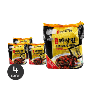 韩国PALDO八道 御膳炸酱面 4包入 800g *4【4份超值装】【国民炸酱面】【包装随机发】