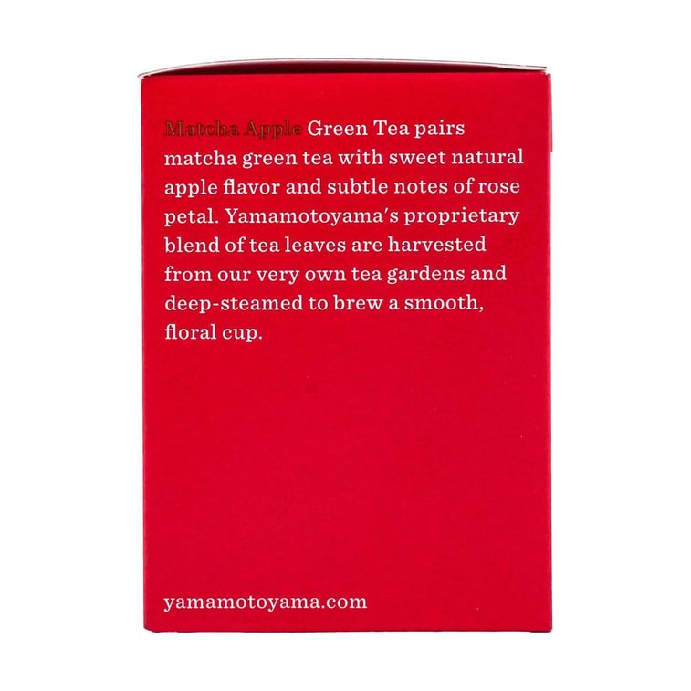 日本YAMAMOTOYAMA山本山 蘋果綠茶包 10包入 20g 4